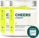 Cheers Hydrate | Suukaudne rehüdratatsioonilahus | Elektrolüüdid kiireks hüdreerimiseks | Sidrunlubja maitse | 24 serveerimist | Elektrolüütide lisa naatriumi, kaaliumi, glükoosiga