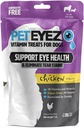 PetEyez Tear plekieemaldaja Vitamiiniravi koertele - toetada silmade tervist ja vähendada sügelust ja pisarate pleki kogunemist - 100% looduslik koeraravi w / Superfoods, Antioksüdandid ja toitained - Kana maitse - 1oz