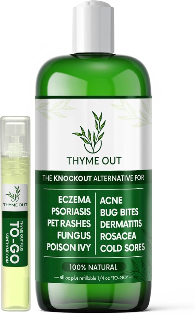 Kõik looduslikud ekseemiravi - psoriaasravi - kõik-ühes lahendus akne, dermatiidi, Rosacea, külma haavandid, lemmikloomade lööbed, vead ja mürkide ivy - Anti-Itch Spray sügeleva naha leevendamiseks