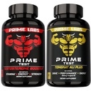 Prime Labs Prime Test Test Test Testosteroon Booster (60 ct) + Tongkat Ali Plus (60 ct)