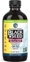 Hämmastavad maitsetaimed Premium Black Seed Oil - Külmpressitud Nigella Sativa Aids seedetrakti tervises, immuuntoetus, ajufunktsioon, liigeste liikuvus, Gluteenivaba, Non GMO - 8 Fl Oz