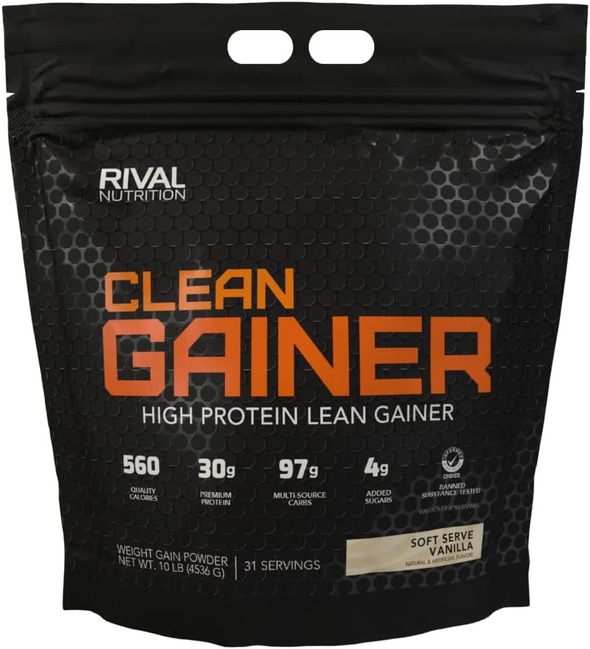 RIVAL TOITAINE Puhas Gainer - Pehme Serv Vanilla 10 naela