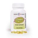 GeriCare kõrge tugevusega E-vitamiini kapslid - 100 IU naha ja immuunsuse toetamiseks, 45mg | 100 Count | orgaaniline E-vitamiin naistele ja meestele
