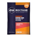 GU Energy Roctane Ultra Endurance Energy Drink Mix, Vegan, Gluteenivaba, Kosher, 35mg kofeiini ja piima-vaba n-the-Go energia iga treeningu, 10 ühe teeniva paketid, troopilised puuviljad