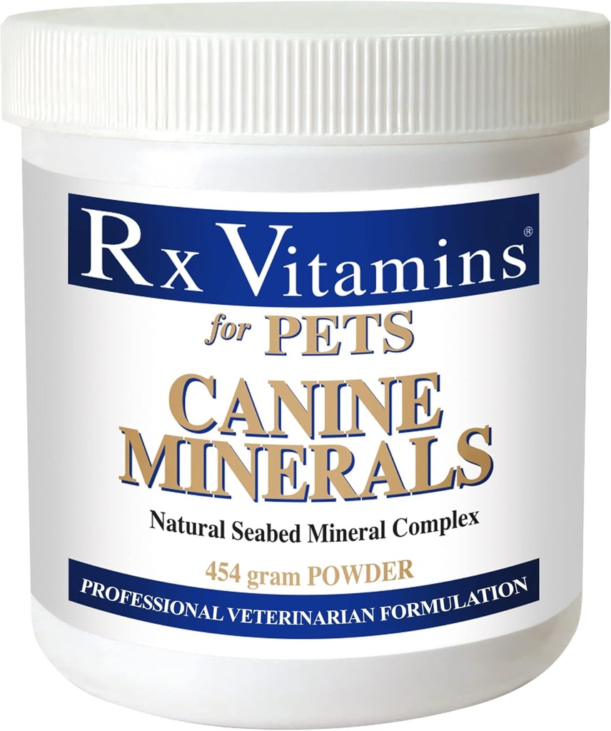 Rx Vitamiinid Koerte mineraalid - Koerte kaltsiumilisand Plus Magneesium & Kaalium - Mineraalpulber koertele - Mineraallisand koertele 16 oz