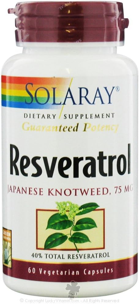 Solaray Resveratrool - 60 taimekapslit