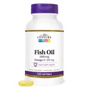 21. sajandi kalaõli 1000 mg softgels, (300 krahv), molekulaarselt destilleeritud, oomega 3 toidulisand EPA & DHA-ga, puhastatud elavhõbeda kõrvaldamiseks, toetab kardiovaskulaarset tervist, gluteenivaba ja mitte-GMO-d