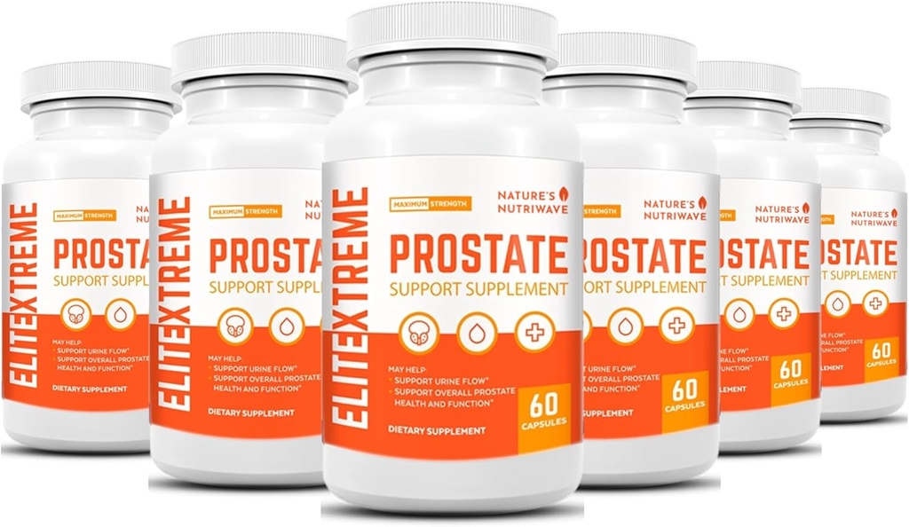 EliteXtreme tervise täiendus - looduslik valem Saw Palmetto, taimsete steroidide, tsingi ja vitamiinidega | Mitte-GMO, valmistatud USAs, 60 kapslit, 6 kuu pakkumine