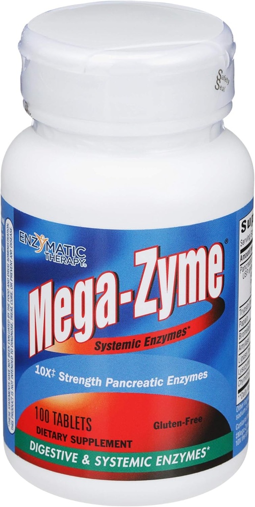 MegaZyme Max Tugevus Pankrease Ensüümid (100 tabletti)