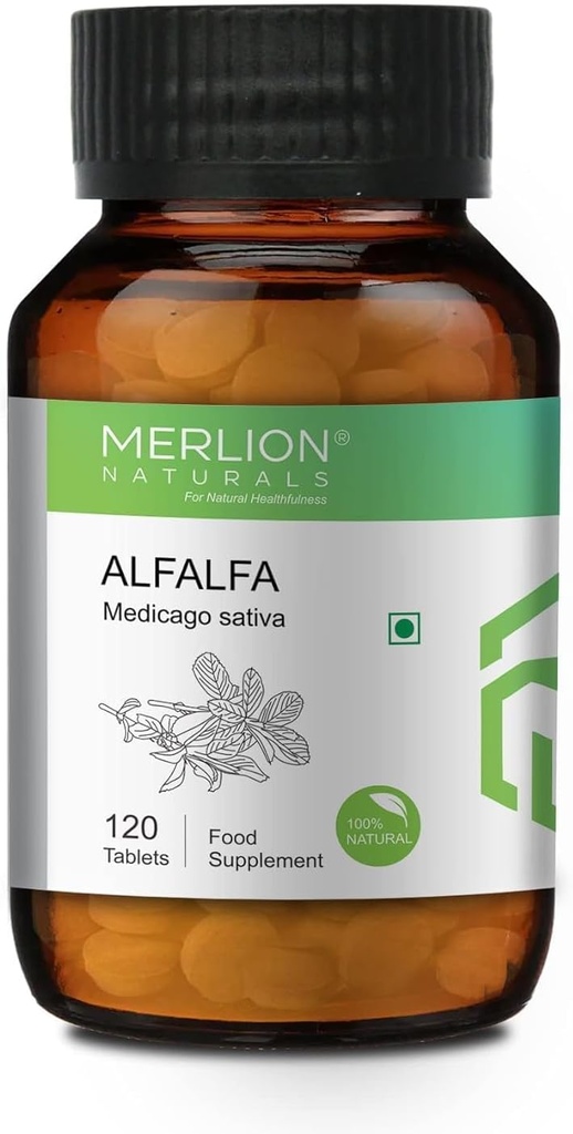 Sheltr Alfalfa tabletid, Medicago Sativa, Kõik looduslikud, puhtad maitsetaimed 500mg x 120 tabletti