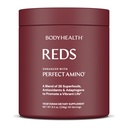 BodyHealth Reds täiustatud PerfectAmino - Daily Superfood Smoothie Pulber antioksüdantide, Adaptogeenide, fütotoitainete, puuviljade, prebiootikumide, probiootikumide, kiudainete ja valkudega - 40 serveerimist