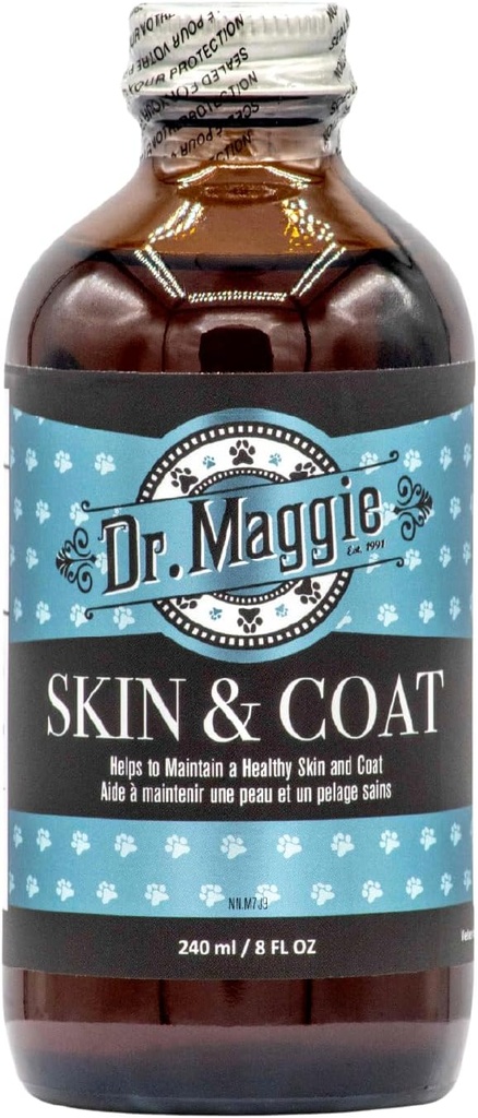 Dr Maggie nahk ja kate | Omega 3 täiendus kalaõli, lina ja oliiviõliga | 240 ml