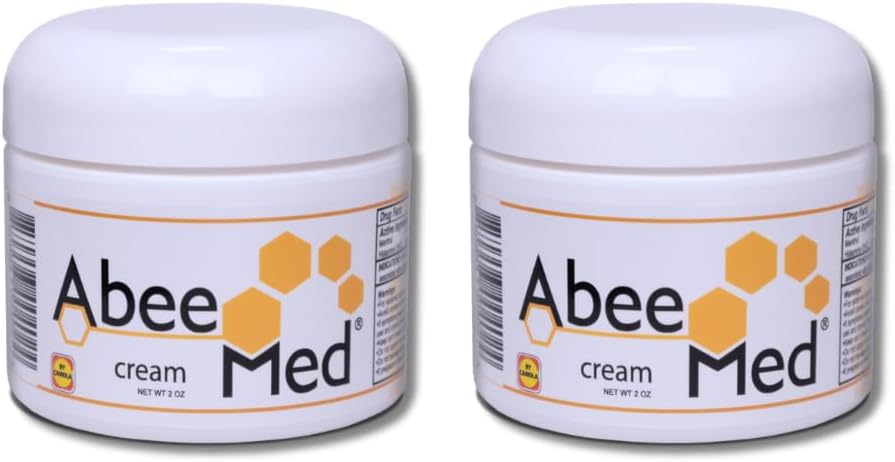 AbeeMed Bee Venom Cream - Natural Apitoxin Bee Pollen, kummel, Menthol - Bee Venom Joint Cream lihastele, luudele ja liigestele, Quick Relief, Sprains, Strains - Extra Tugevus valem - 2oz