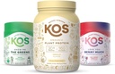 KOS PowerPlant Bundle (Organic Plant-Based Vanilla Protein Pulber + Organic Reds Blend + Organic Greens Blend)