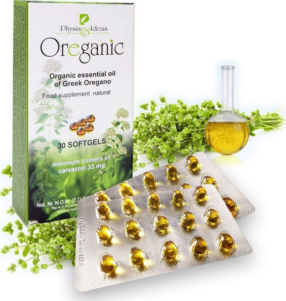 Oreganoõli softgels - 30 kapslit - aitab immuunsüsteemi kaitset ja hingamisteede tervist - looduslik - 80% karvakrool - Kreeka õli Oregano probiootikumid seedetrakti tervise jaoks