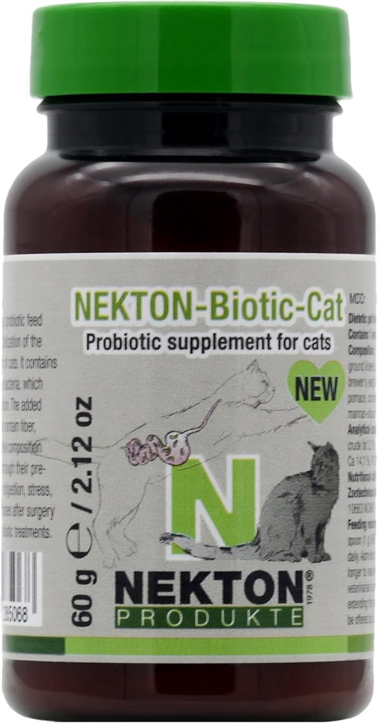 Nekton-Biotic-Cat probiootiline lisand kassidele 60g / 2,1oz