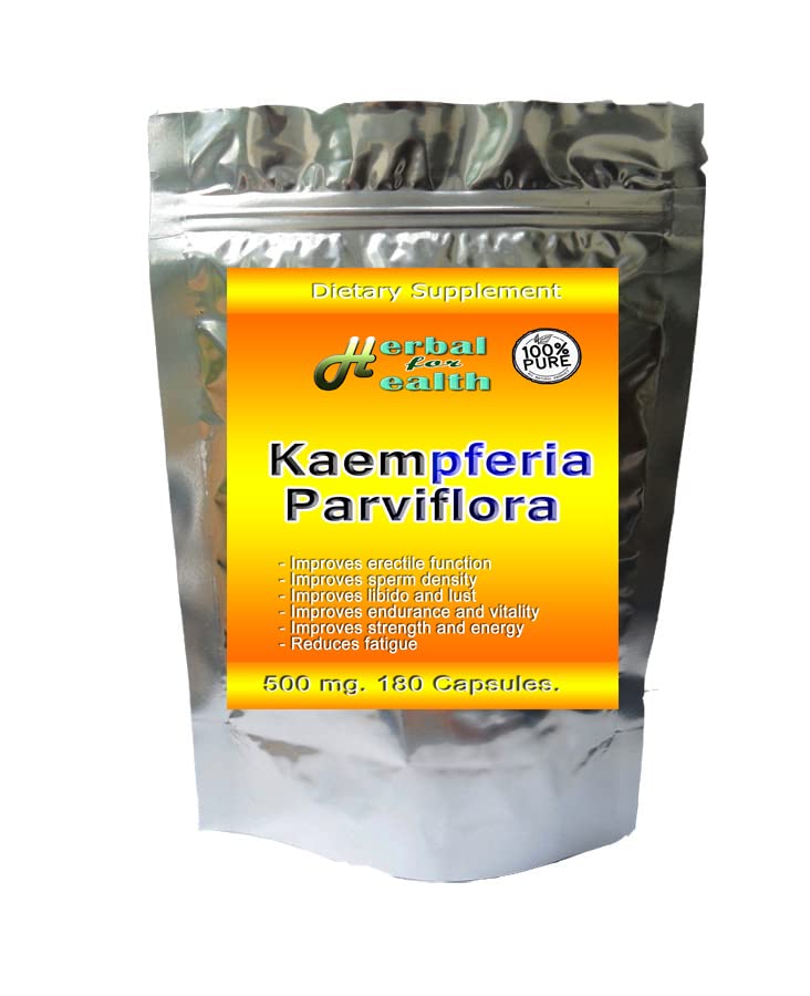 Kaempferia Parviflora-must Ginger-must Galangal-krachai Dum Tai 500 Mg 180 Caps.from Tai