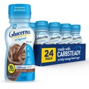Glucerna originaaldiabeet Hooldus raputada, rikkalik šokolaad, Diabeetiline eine asendamine veresuhkru juhtimise toetamiseks, 10 g valku, 180 kalorit, valmis jooma, 8-fl-oz pudel, 24 pakend