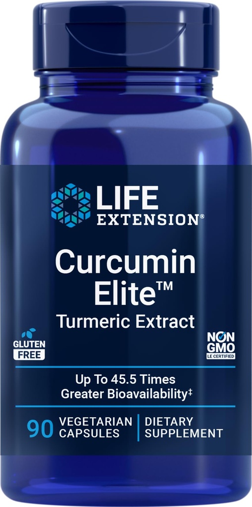 Life Extension Curcumin Elite Kurkum ekstrakt, 90 Veg kapslid