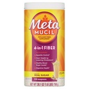 Metamucil, Psyllium Husk Pulber, maitsestamata originaaltekstuur, suhkur, 114 Servings, 4-in-1 Fiber Supplement, Daily Psyllium Husk Fiber Pulber aitab toetada seedetrakti tervist, edendades korrapärasust *