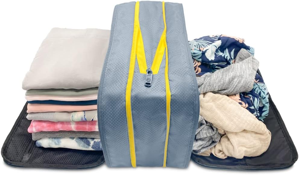 Biaggi Ultimate Compression ZipCube komplekt 2 - laiendatavad reisikorraldaja kotid kohvritele, kerged pakkimiskuubikud naistele ja meeste reisitarvetele