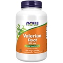 NOW Toidulisandid, Valerian Juur (Valeriana officinalis) 500 mg, Taimne täiendus, 250 Veg kapslit