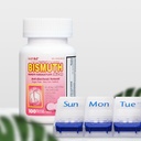 HealthA2Z® Mega Savings Bundle: vismutsubsalitsülaat 262mg, 100 närimistabletti ja 7-päevane XL pillide korraldaja