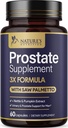 Eesnäärme tervise täiendused meestele 1000mg - 3X tugevus koos Saw Palmetto Blend Stinging Nettle Root & Pumpkin Seed Support Complex - toetab vannituba reisid eesnäärme ja kuseteede tervis - 60 kapslit