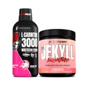 PROSUPPS L-karnitiin 3000 Stimulant Free Vedel Shots (31 Servings, Dragon Fruit) ja Mr. Hyde Signature Series Pre-Workout Energy Powdered Drink (30 Servings, Maasikas)