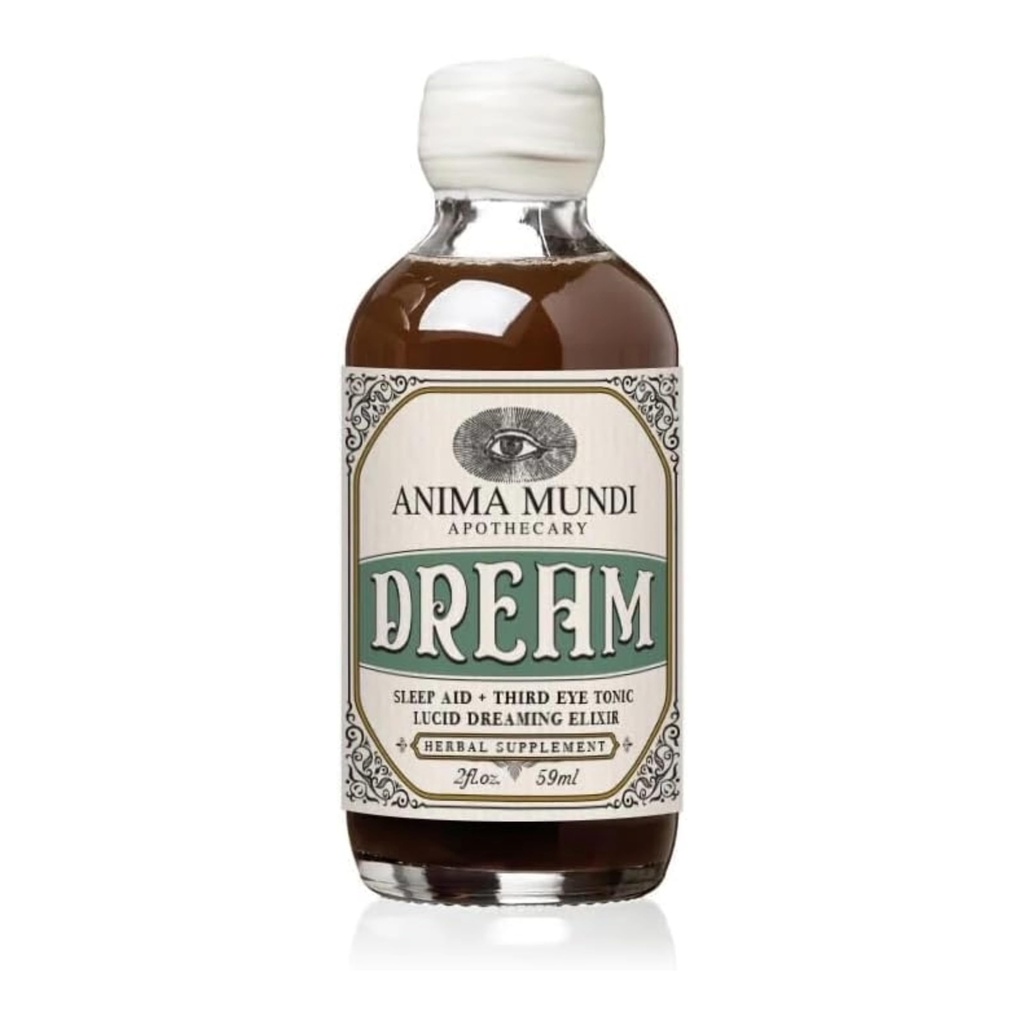 Anima Mundi apteeker Lucid Dream Elixir - Kolmanda silma toonik - lõõgastav adaptogeense jook - Toetage selle rahustava toonikuga kirglikku unistamist ja nägemist (2 oz)