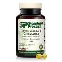 Standardprotsess Tuna Omega-3 närimiskõlblik - kalaõli lisand DHA-ga - Omega-3 lisand aju ja silmade tervise toetamiseks - suurepärane antioksüdantide allikas - gluteenivaba ja mitte-piim - 120 Softgels
