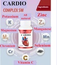 Südame tervise toidulisandid, tervislik vereringe ja vererõhu tugi kaaliumi, magneesiumi, kroomi, ZINC, mangaani, kroomi, seleeni, 30CAPSULES 1000,31 mg iga