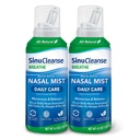 SinuCleanse igapäevane hooldus Steriilne soolane ninasprei, Ultra Fine Mist, koheselt niisutab ja leevendab igapäevaseid nina ummistusi külma ja kuiva õhu tõttu, 4,5 Oz (2 Pack), valmistatud USAs