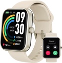 TOZO 2025 New Upgrade Smart Watch for Men Women for iPhone&Android, 1.83 Fitness Tracker Bluetooth Call [Answer/Make], IP68 Waterproof Sleep Monitor, 100+ Sport Modes Gold