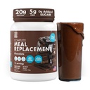 Saad küll! Toidukorra asendamine raputada - 20G valk, 5G kiudaine, 21 vitamiinid ja mineraalid, 0G lisatud suhkur - toidu asendaja valgu pulber - täielik kõik-ühes toitumine - 15 serveerimist (šokolaad)