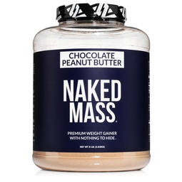 NAKED šokolaadi maapähklivõi mass - 1280 kalorit, 50G valku, midagi kunstlikku. Kõik Natural Weiner Protein Pulber - 8Lb Bulk, GMO-vaba, Gluteenivaba ja Sojavaba