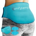 Comfytemp Ice Pack seljavalu leevendamiseks, 2 pakendit, FSA abikõlblikud, korduvkasutatavad geelid Alam-taga-mähi jäätised Sciatica vigastuste jaoks, kuuma külma kompressioon alumise lumbari jaoks, vöö, mehed naised pärast operatsiooni kingitus