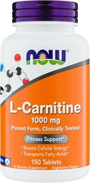Nüüd täiendab L-karnitiin 1000mg - 150 tabletti väärtuse suurus, toetab Lean lihaste kasvu, karnipure, mitte-GMO, Kosher, ideaalne veganite, sportlaste ja energia toetus