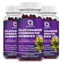 Glükoosamiin Chondroitin Gummies - 2- Pack, ekstra tugevus 1500mg Glükosamiini MSM & Elderberry, Paindlikkus Toetus, Parim Kõhre Ja Immuunsüsteemi Täiendus Meestele Ja Naistele - 180 Gummies
