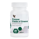Forever Living - Roheliste väljad, roheline supertoidulisand odrarohuga, nisurohi ja lutsern puhastamiseks ja leelistamiseks, 80 tabletti