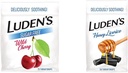 Ludens Wild Cherry Sugar Free Throat Drops, 75 Count & Honey Lagrice Throat Drops, 30 Count