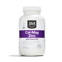 365 poolt kogu toiduturg, Cal-Mag-Zinc D3-vitamiiniga, taimetoitlane, 180 krahv