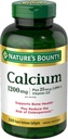 Looduse Bounty Calcium 1200 mg koos D3-vitamiiniga, luu tervise ja immuunsuse tugi, D3-vitamiin 1000 RÜ, 220 Softgels