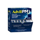 Advil PM valu leevendaja ja öine uneabi, valuvaigistav ravim ibuprofeeniga valu leevendamiseks ja difenhüdramiintsitraat uneabi jaoks - 50x2 kaetud kapslid