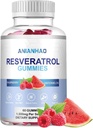 Suhkruvabad resveratrooli kummid, potentne 1500mg Resveratrooli lisand, seedetrakti tugi ja immuunsus Tervis, rakkude regeneraator ja remont, Resveratrooli lisand antioksüdantide toetuseks