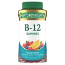 Looduse Bounty Vitamiin B12 Kummid, Toidulisand, Toetab Energia Metabolismi Ja Närvisüsteemi Tervis, Segatud Marjamaitse, 500mcg, 90 Gummies
