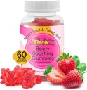 Booty Enhancing Gummy Supplement, Big Butt Enhancer, Workout Support, Multivitamiin naistele, Natural Glute Boost Vitamiinid Curvy Shape & Max Kasum, 60 Vegan Gummies