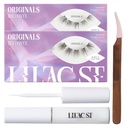 Lilac St - Originals Starter Kit - Sisaldab Natural Faux ripsmeklastreid (10mm & 12mm), Clear Lash Liimi, & Lash aplikaator - Kerge ja eluline - kestab 10 päeva - Julmusevaba, Vegan - 20 ripsmeid