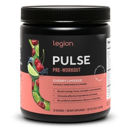 LEGION - Kõik looduslikud lämmastikoksiidi ettevalmistusjoogid energia suurendamiseks, kreatiinivaba, looduslikult magustatud, beeta-alaniin, tsitrulliin, Alpha GPC (kirsi limead)