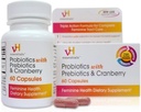 vH olulised probiootikumid prebiootikumidega ja Cranberry Feminine Health Supplement, 60 Count
